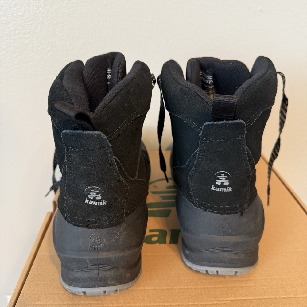 Kamik Men's Empire Lo Snow Boots Sz 11 Ski Snowboarding  Lace Up Water Resistant - Picture 4 of 10